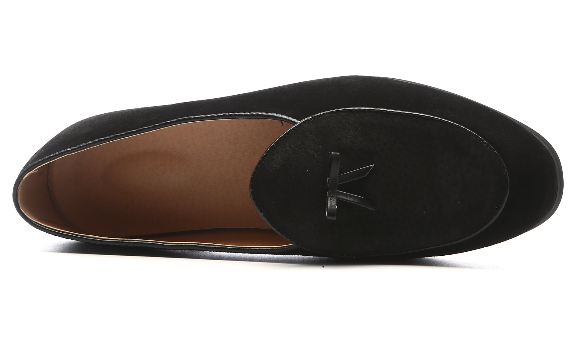 Men's Suede Bow Casual Loafers