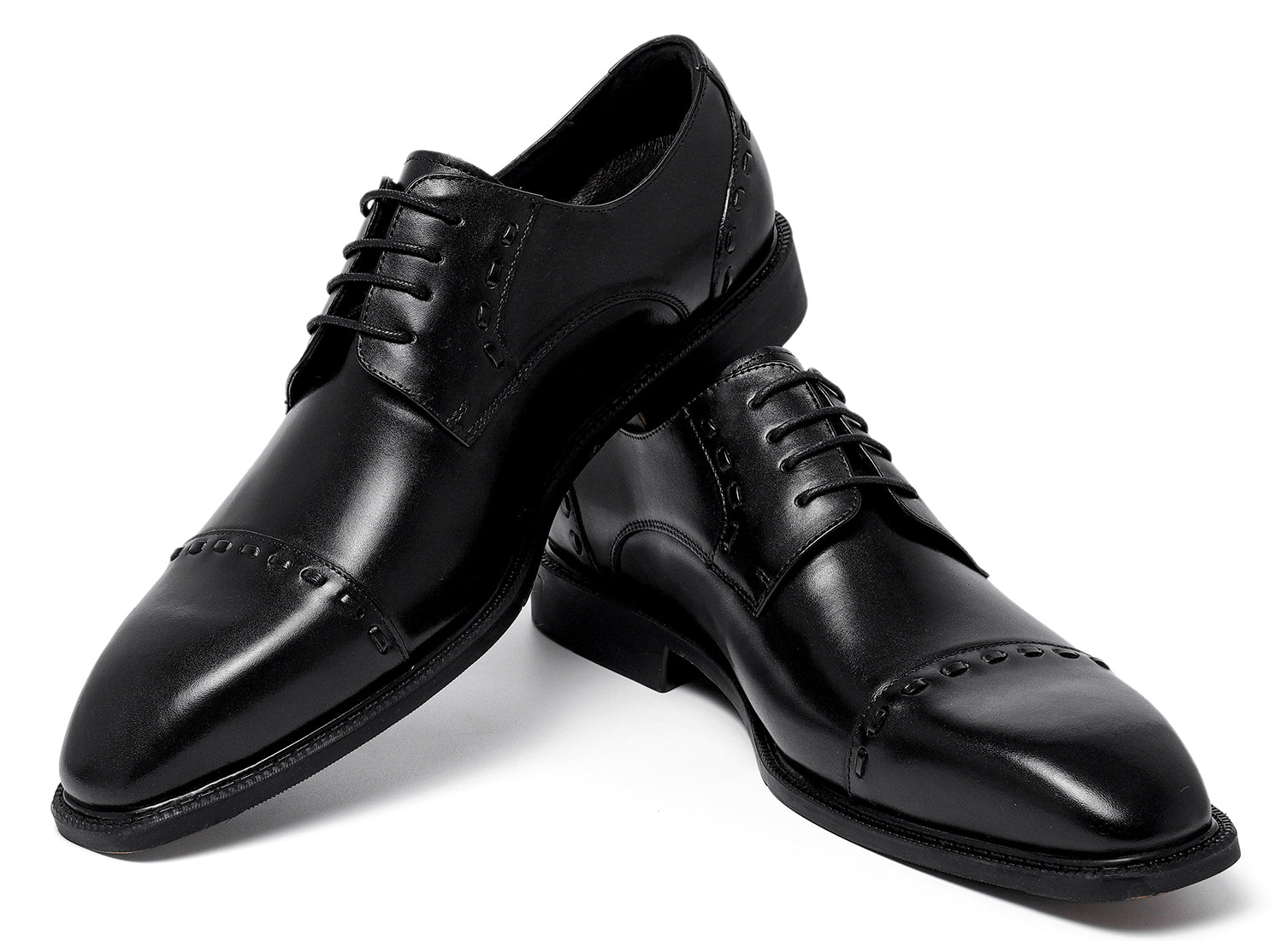 Derby de cuero formal para hombre 