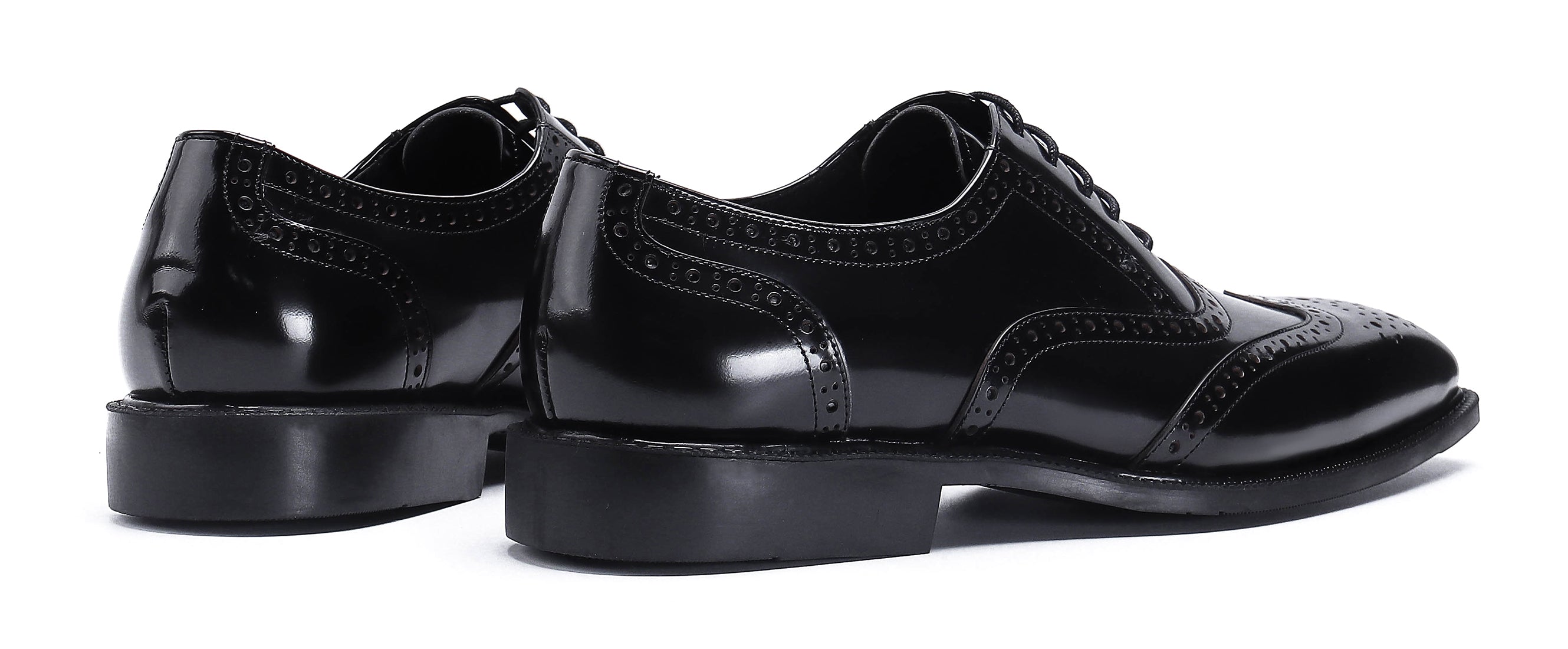 Zapatos Oxford formales de cuero Brogue para hombre 