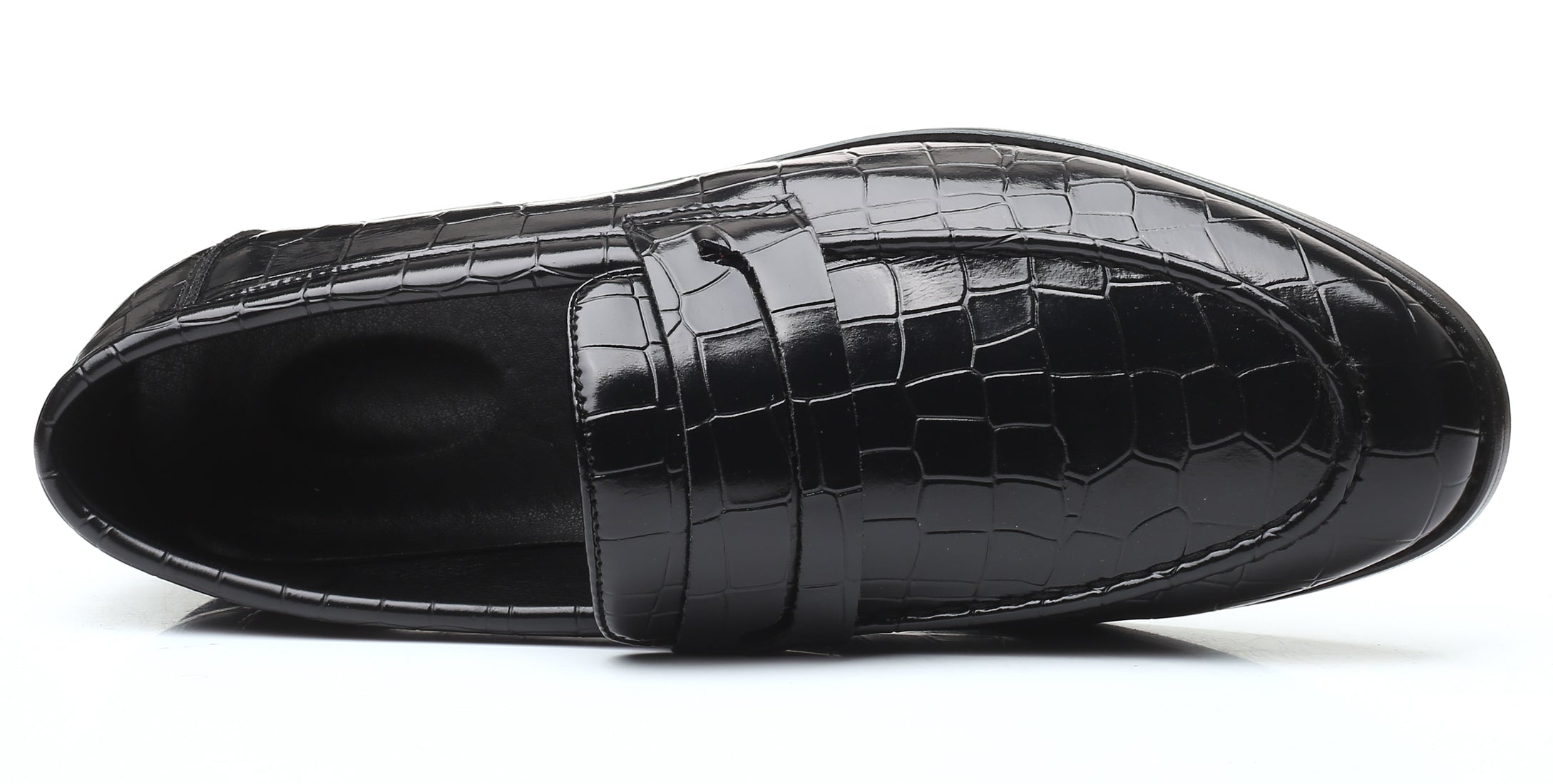 Mocasines Penny a cuadros para hombre