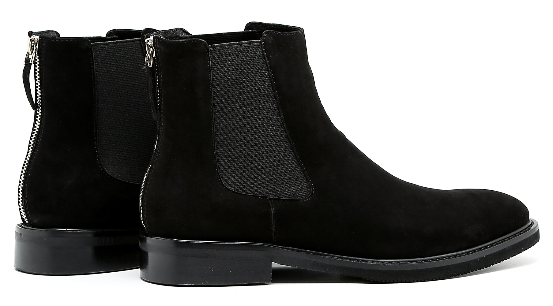 Botas Chelsea formales de piel de ante para hombre