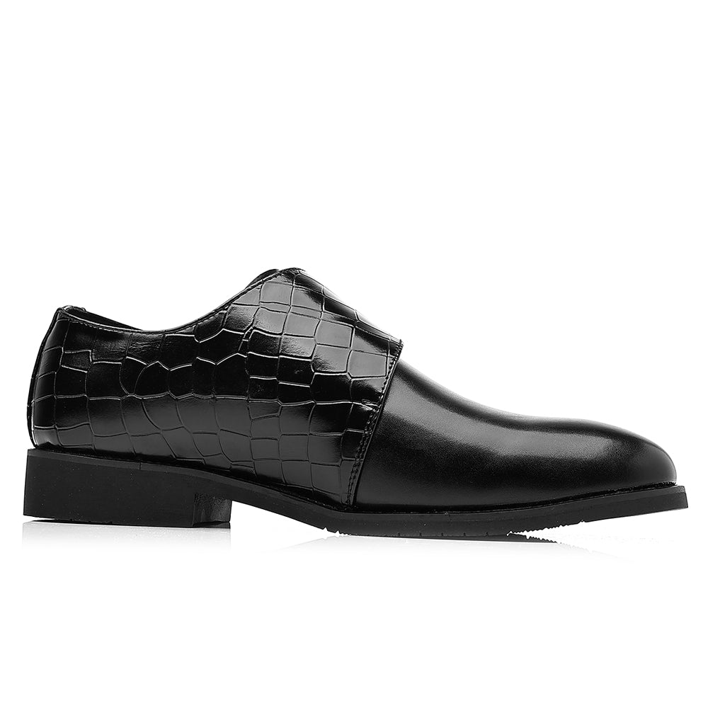 Mocasines con hebilla para hombre Negro Marrón