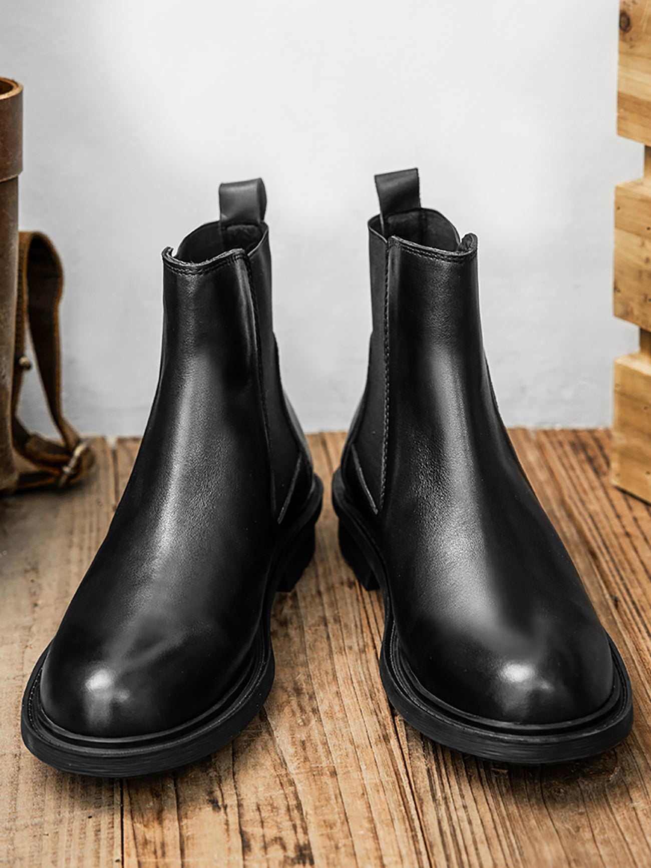 Botas Chelsea clásicas para hombre de piel 