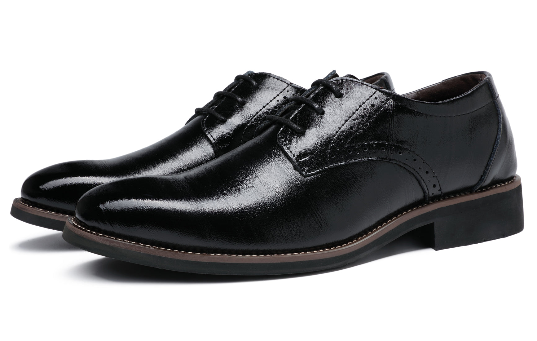 Zapatos brogue informales para hombre Derby