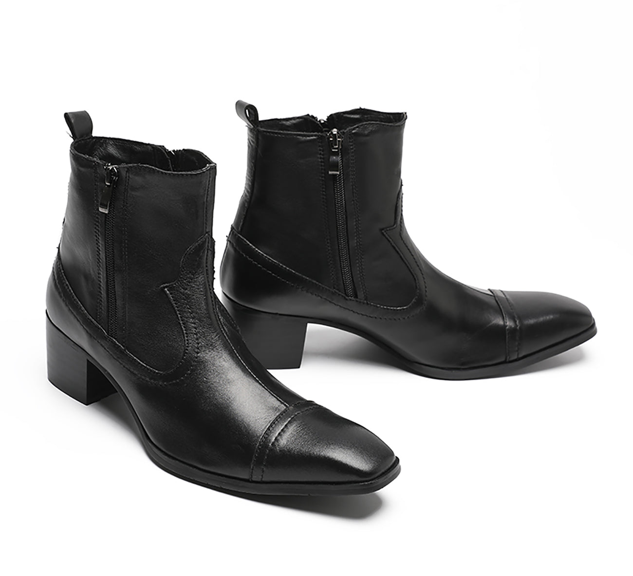 Men's Cap Toe Western Boots