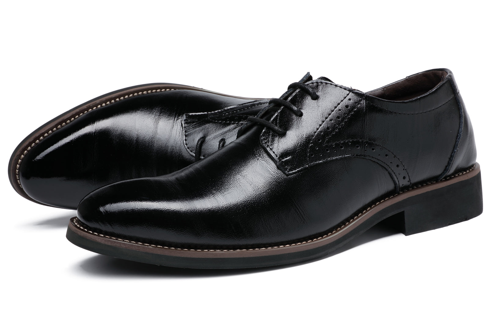 Zapatos brogue informales para hombre Derby