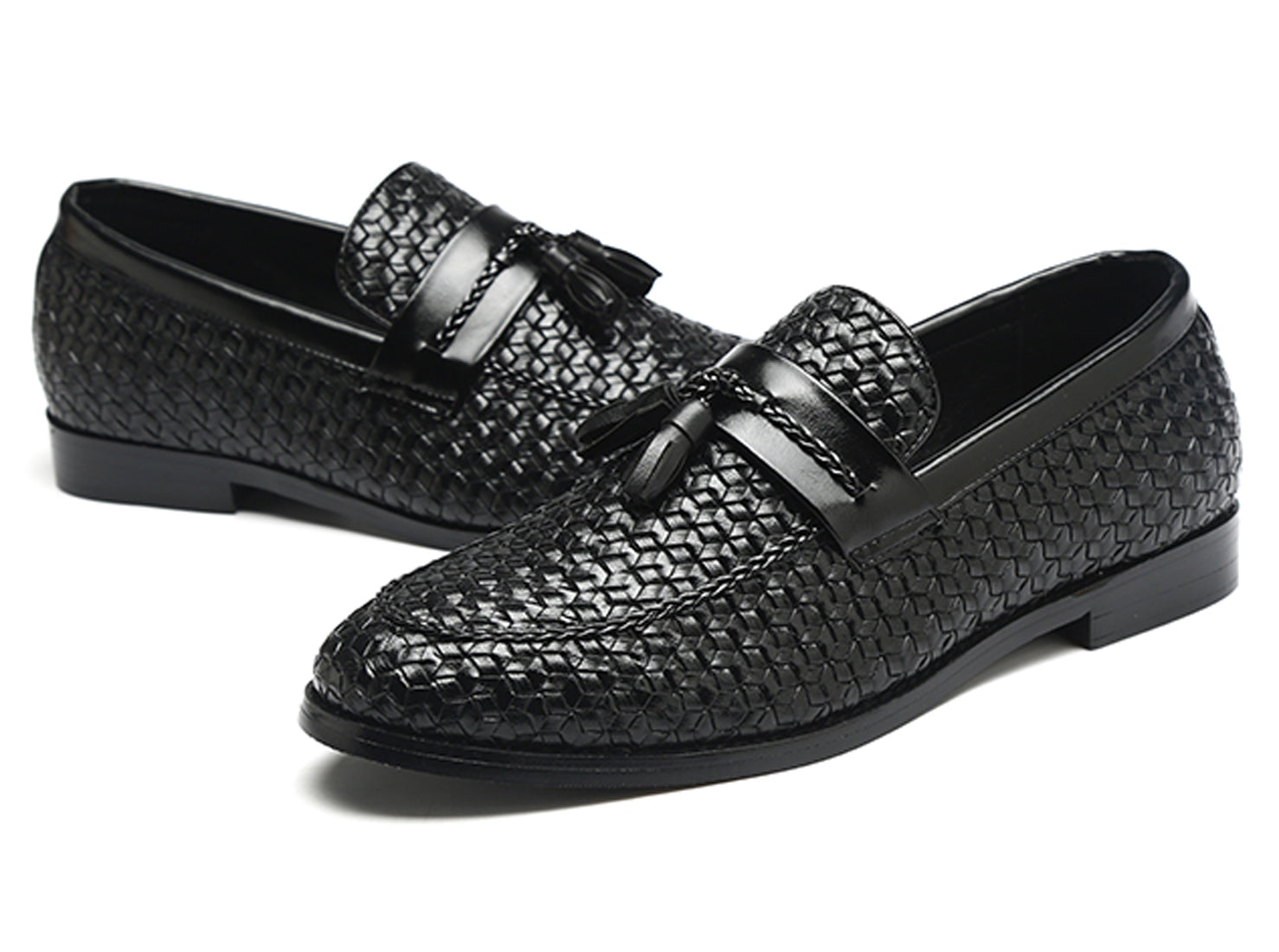 Men's Woven Tassel Loafers