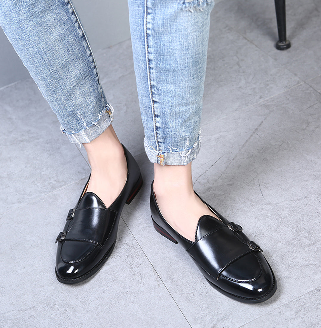 Men's Strap Slip On Casual Loafers