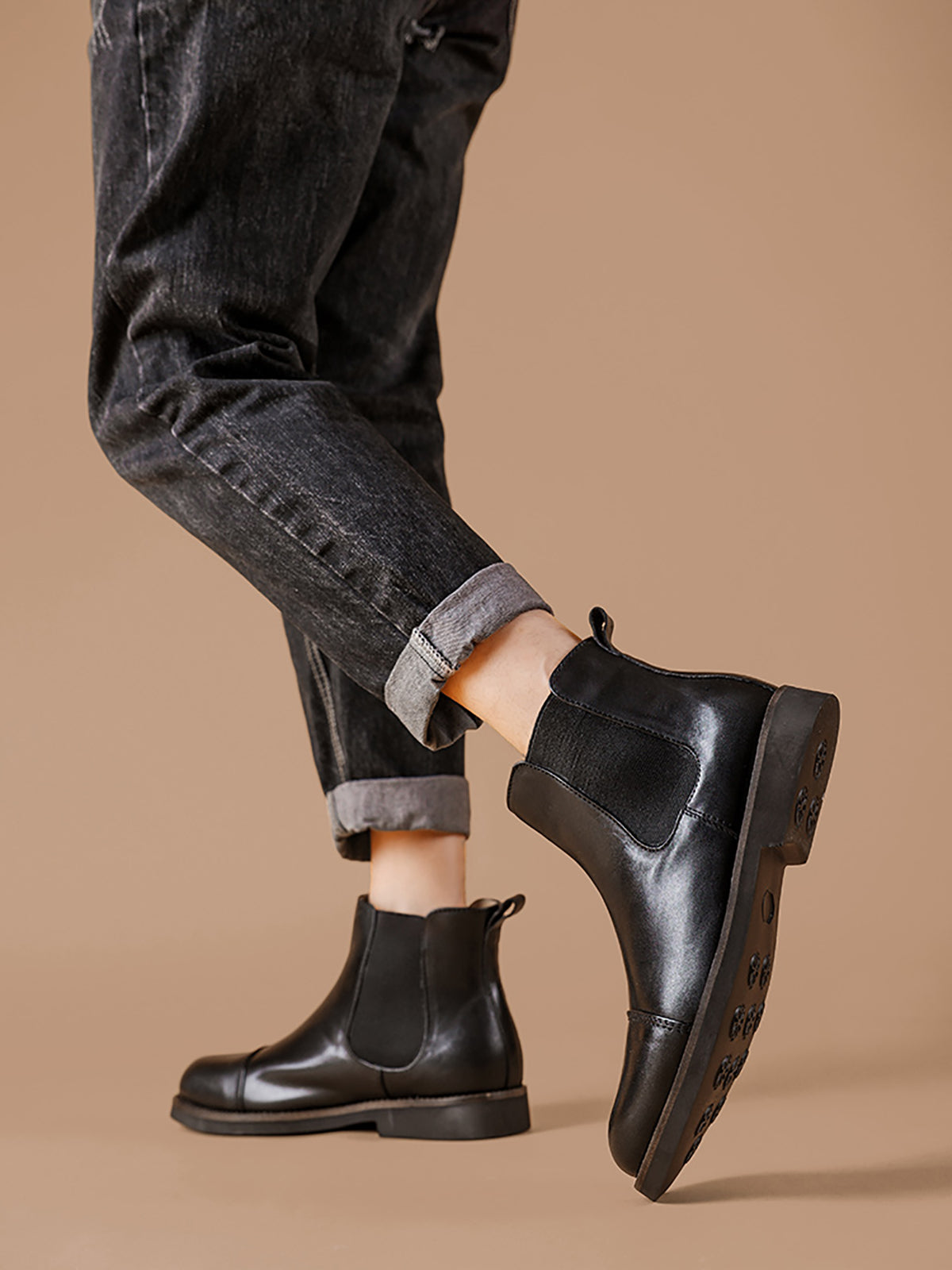 Botas Chelsea clásicas de moda para hombre 