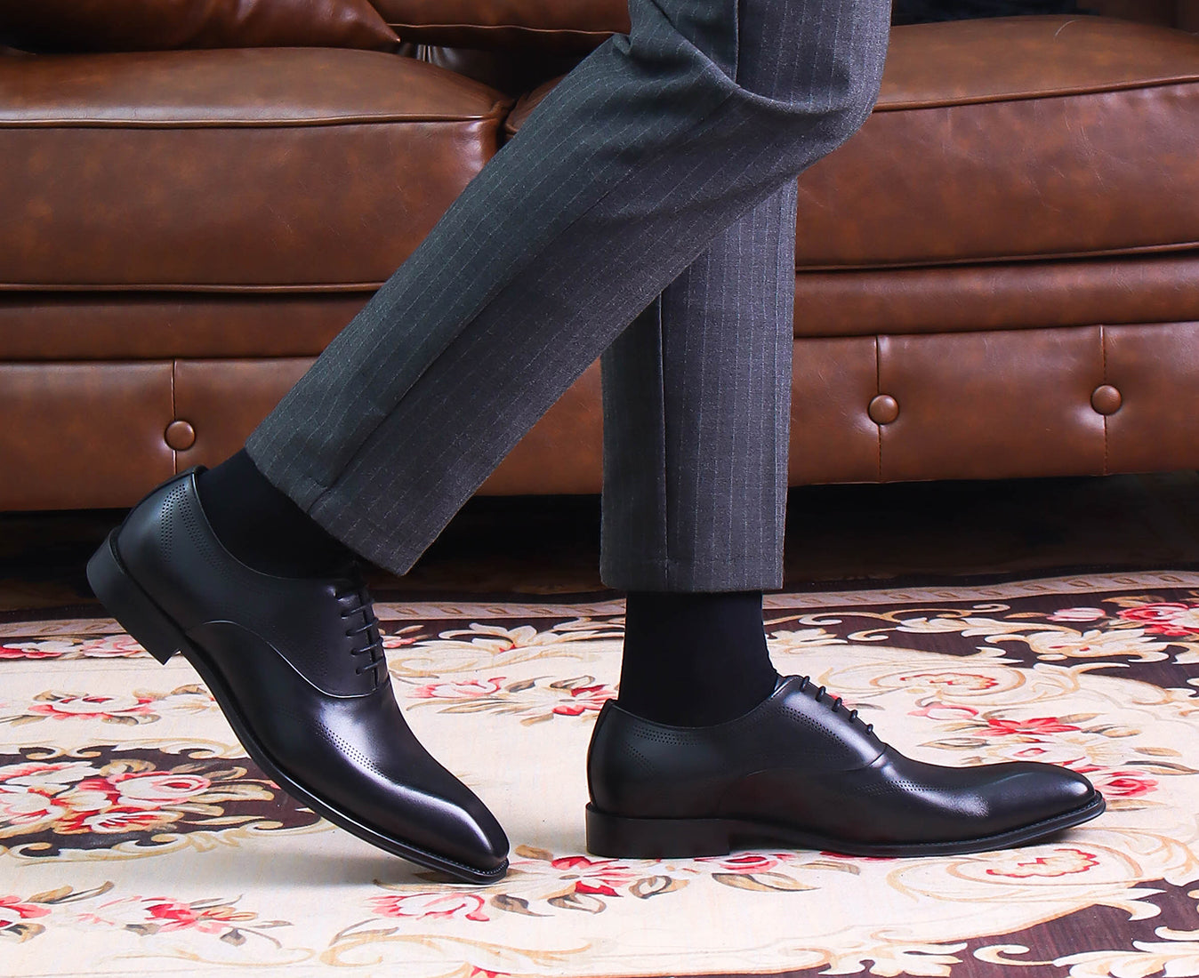 Men's Formal Plain Toe Leather Oxfords