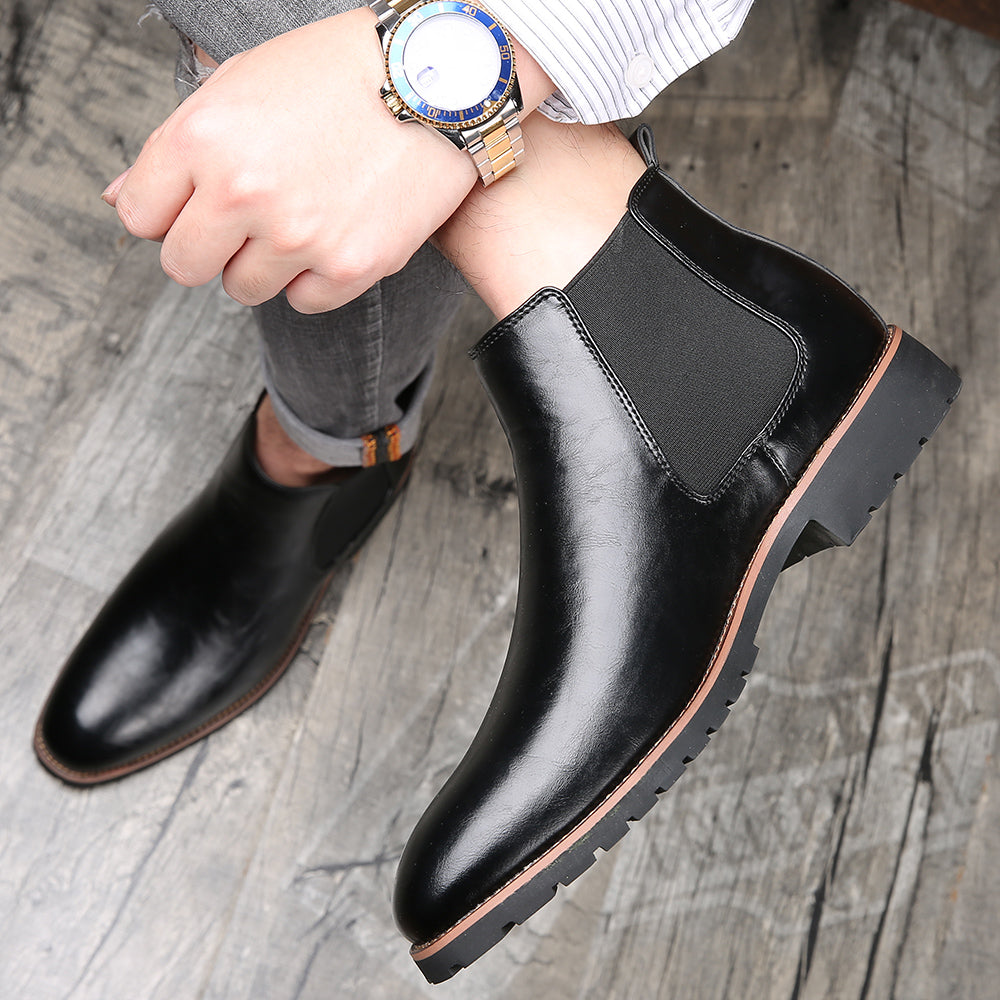 Men's Plain Ankle Chelsea Boots