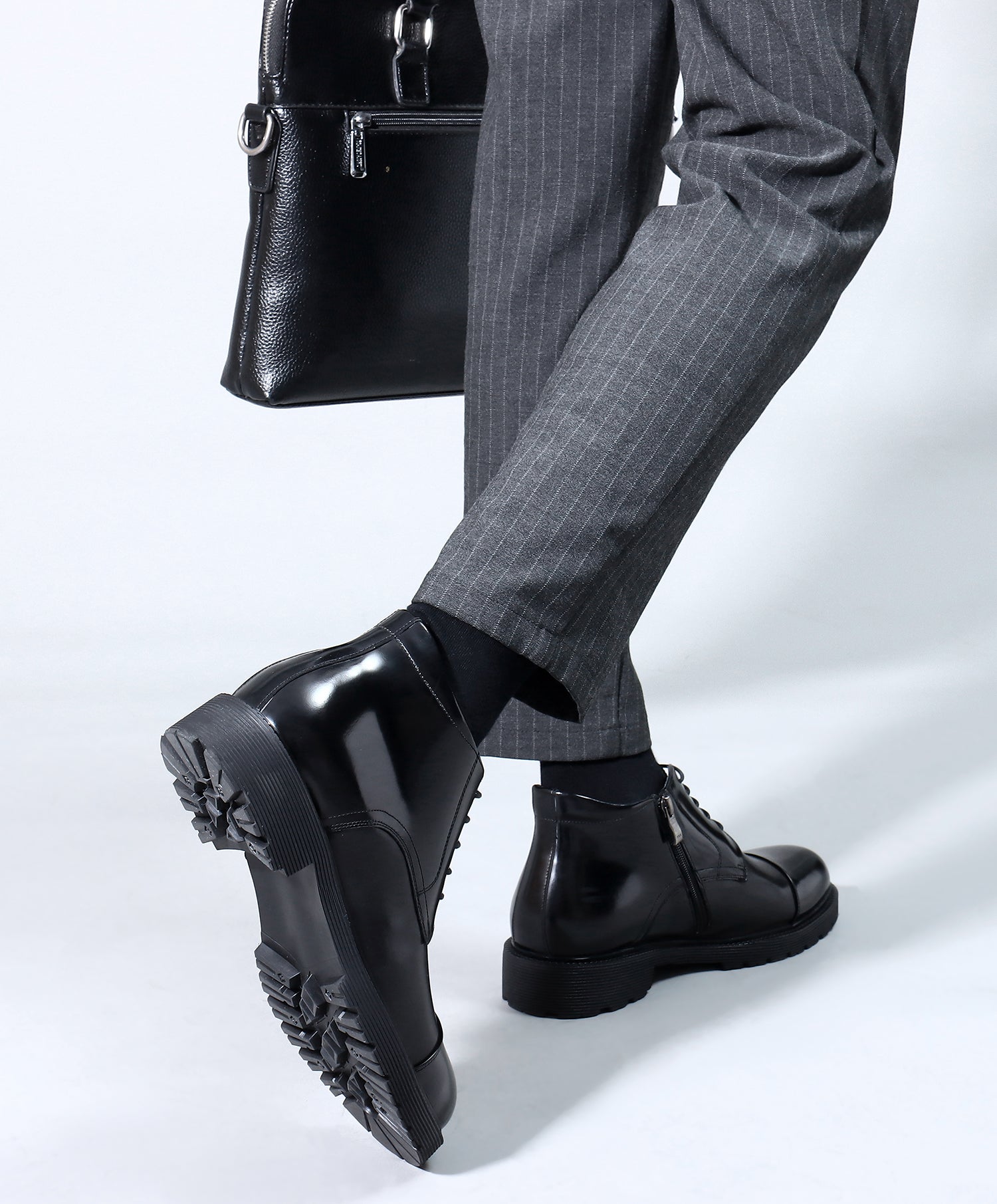 Men's Leather Fashion Casual Dress Boots