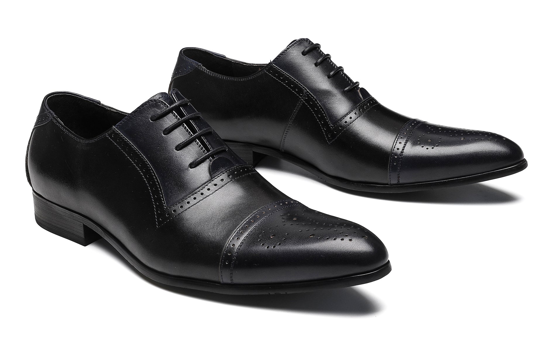 Men's Leather Formal Brogues Oxfords Shoes