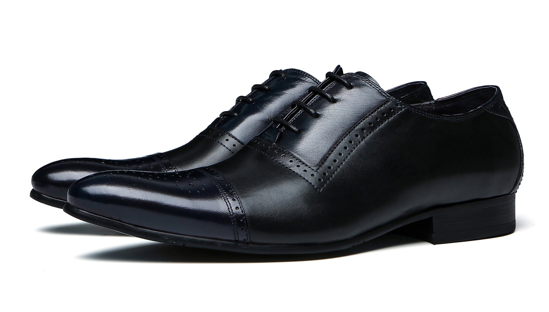 Men's Leather Formal Brogues Oxfords Shoes