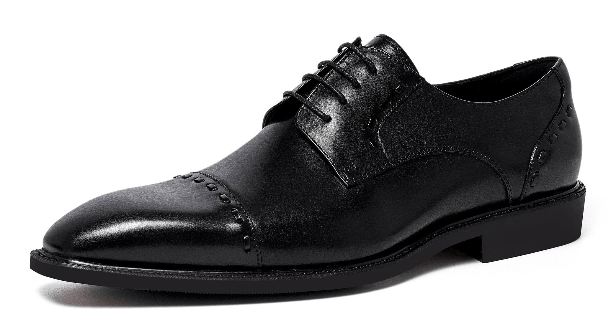 Derby de cuero formal para hombre 