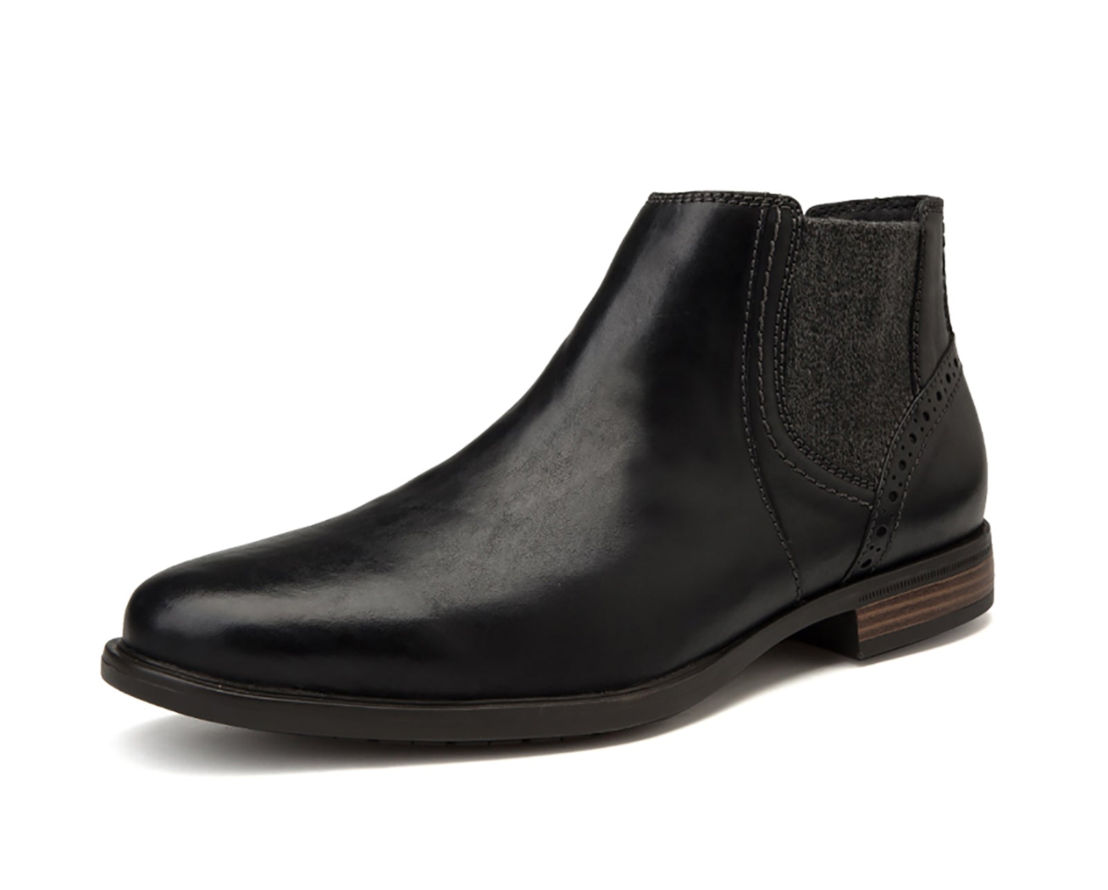 Botas Chelsea Hombre Piel Negro Marrón Bronceado 