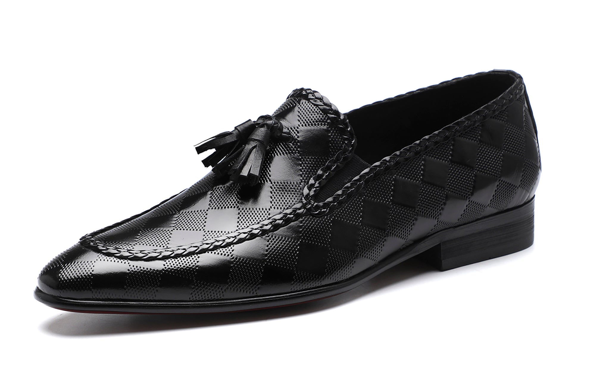 Mocasines sin cordones con borlas para hombre