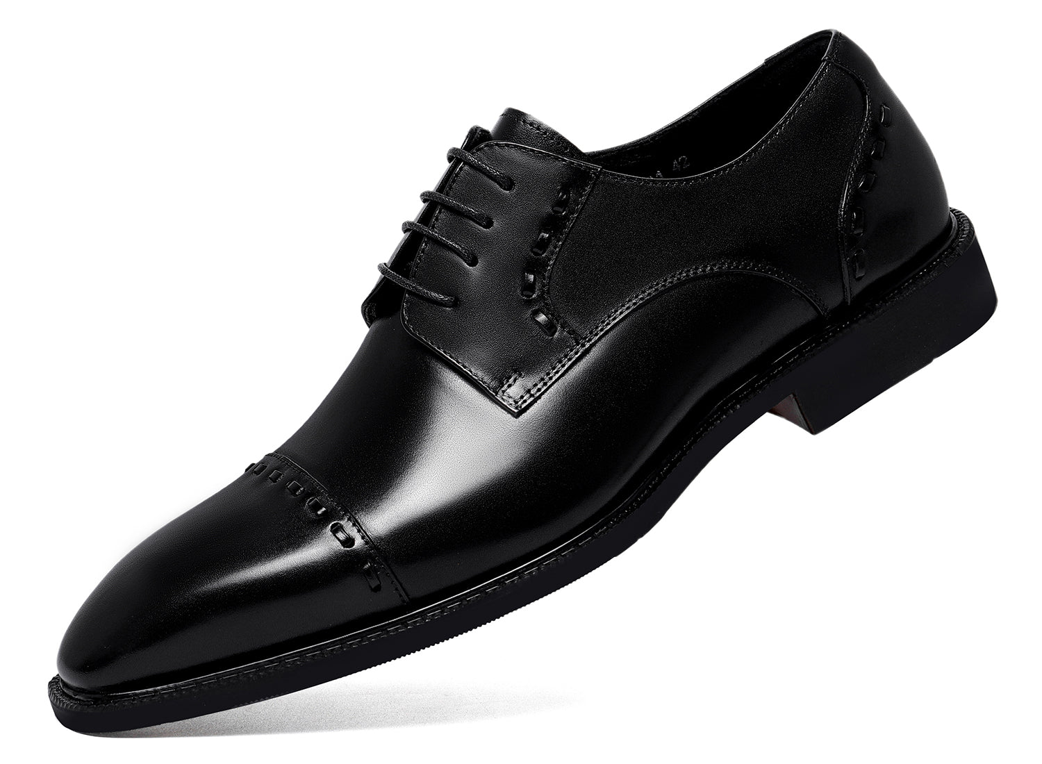 Derby de cuero formal para hombre 