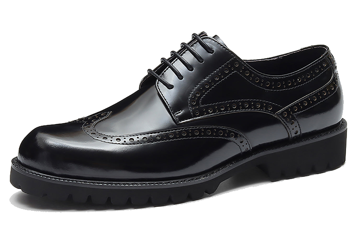 Derby formal de suela gruesa para hombre