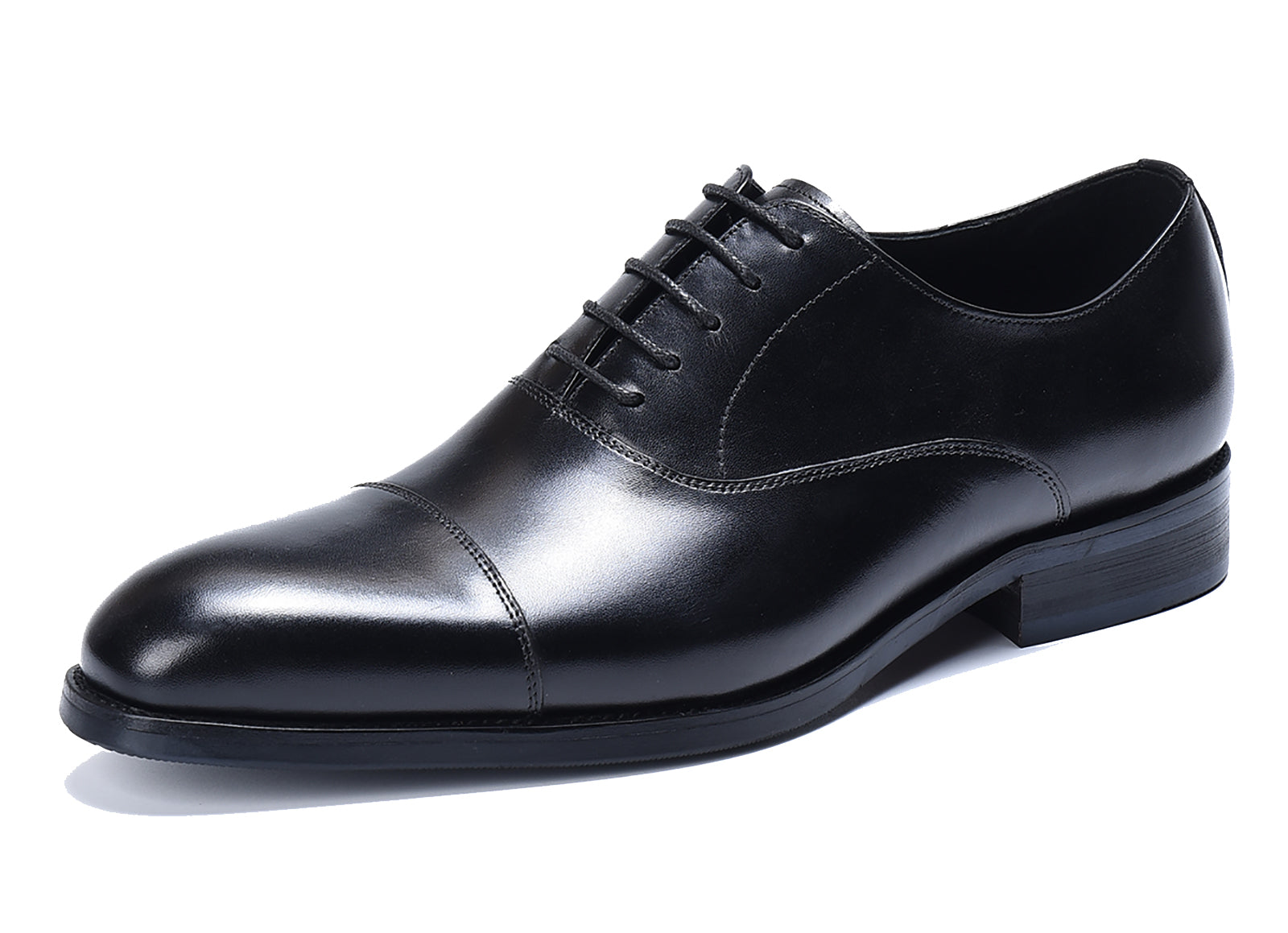 Zapatos Oxford con cordones y punta lisa para hombre 