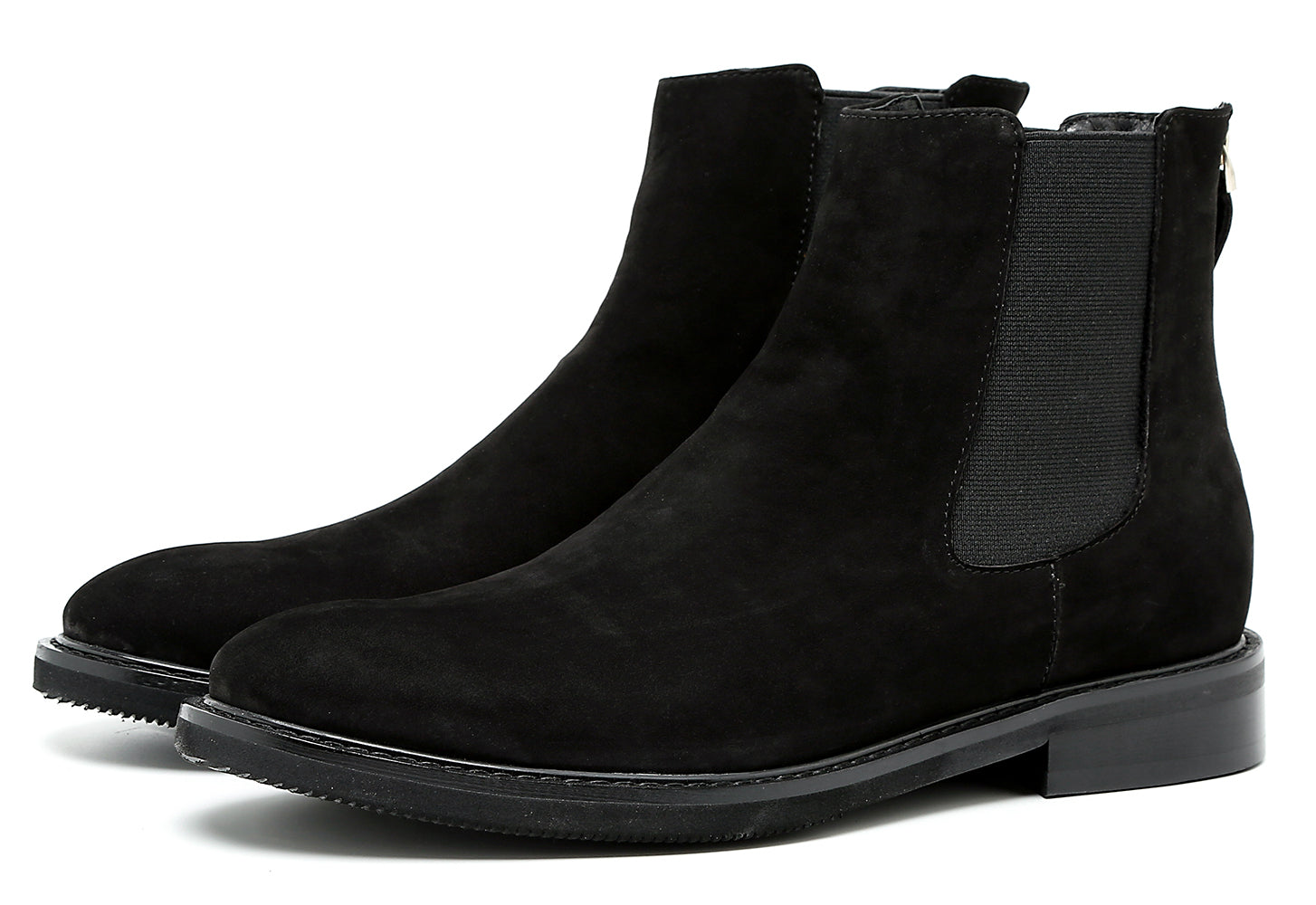 Botas Chelsea formales de piel de ante para hombre