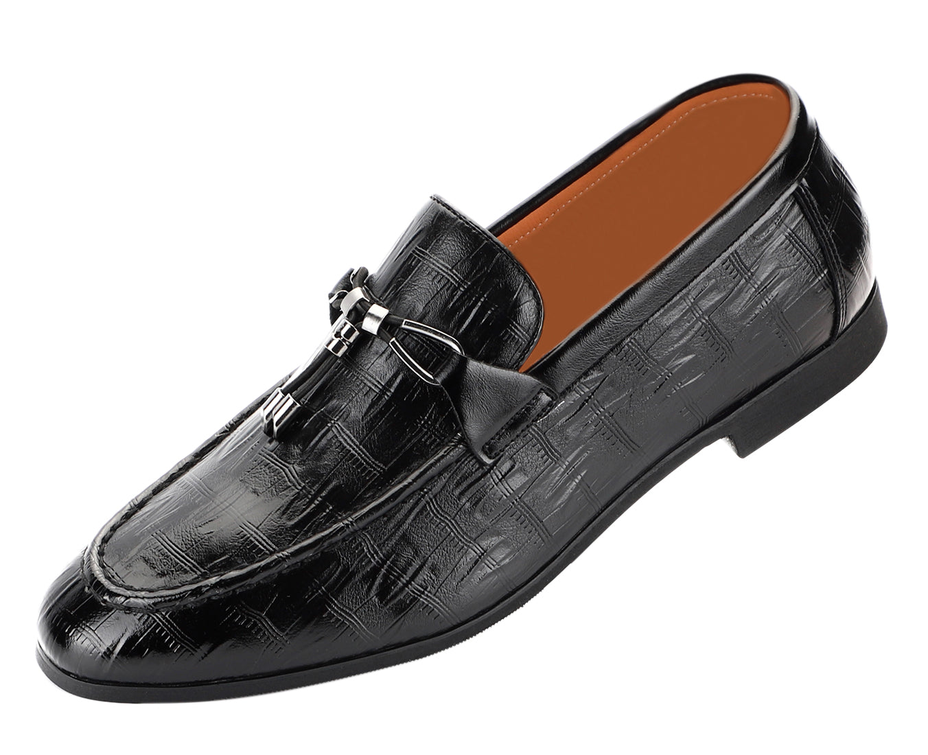 Men's Bow Tassel Smoking Loafers