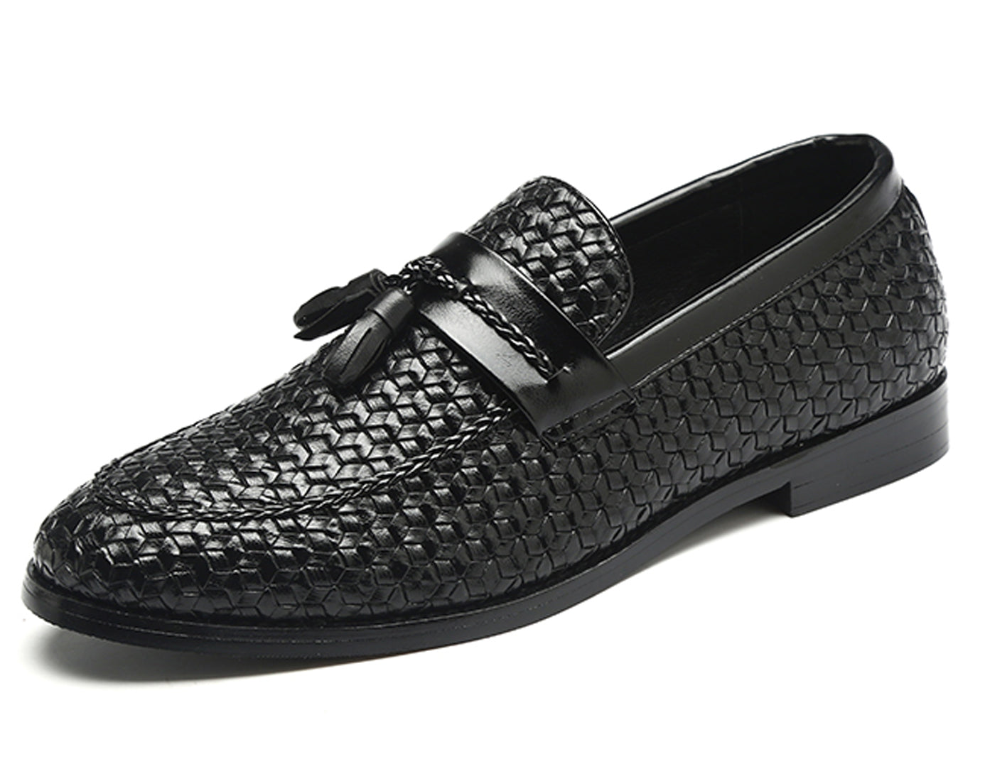 Mocasines con borlas tejidas para hombre