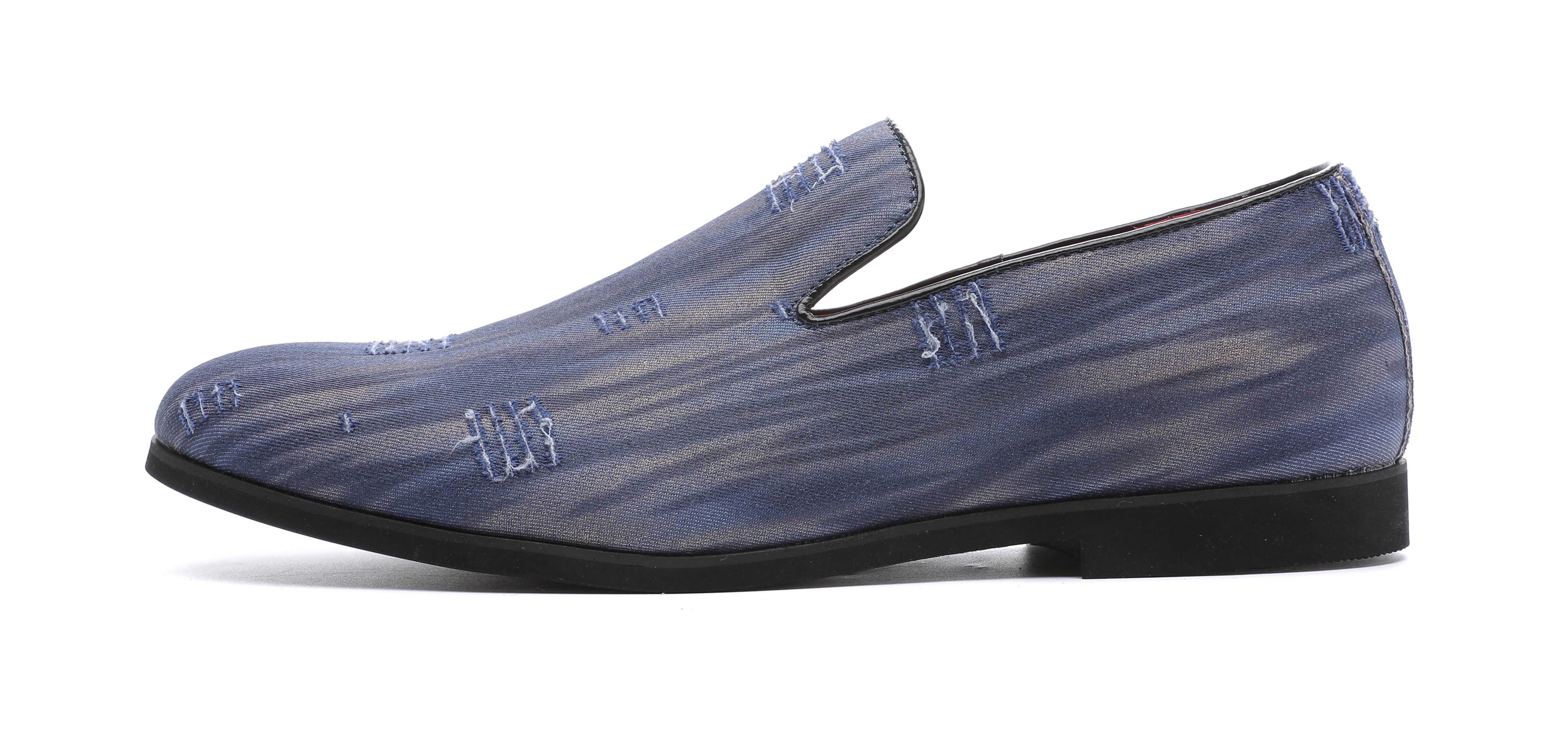 Men's Denim Summer Smoking Loafers