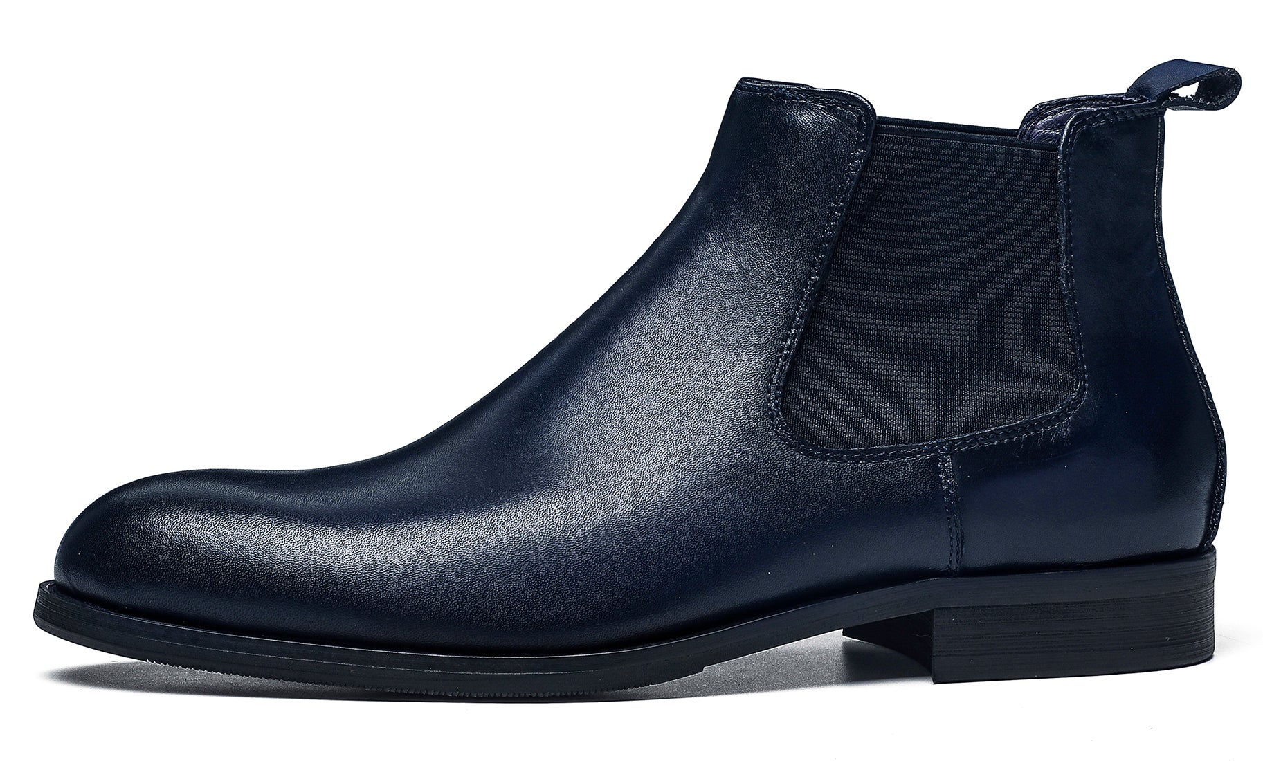 Botas Chelsea de cuero de vestir para hombre