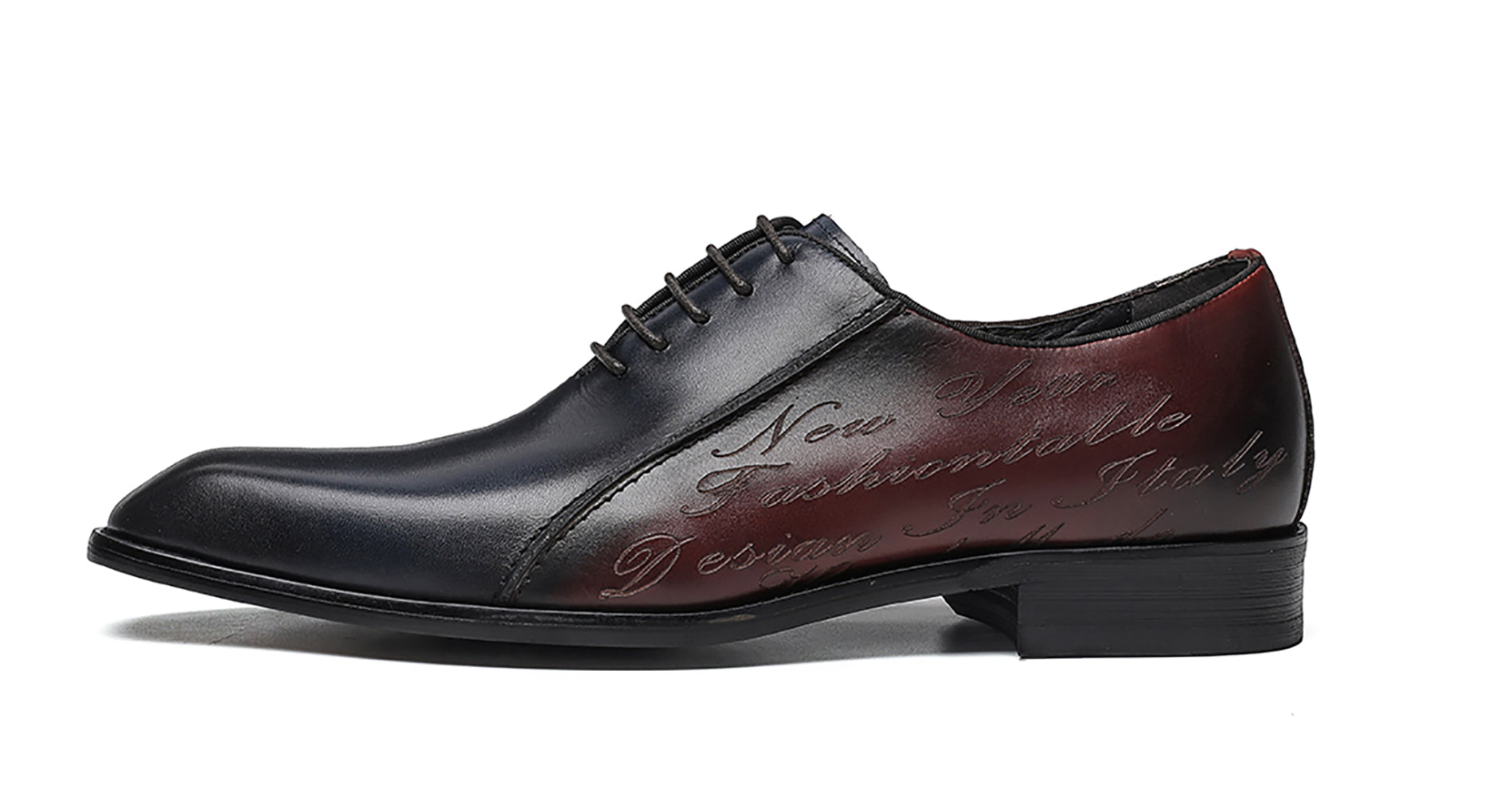 Zapatos formales Oxfords clásicos de cuero para hombre