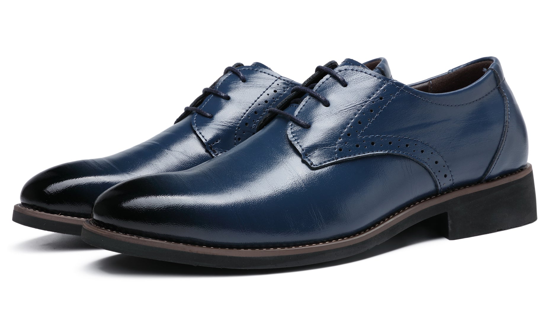 Zapatos brogue informales para hombre Derby