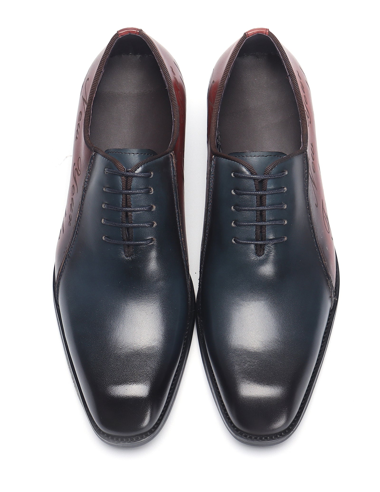 Zapatos formales Oxfords clásicos de cuero para hombre