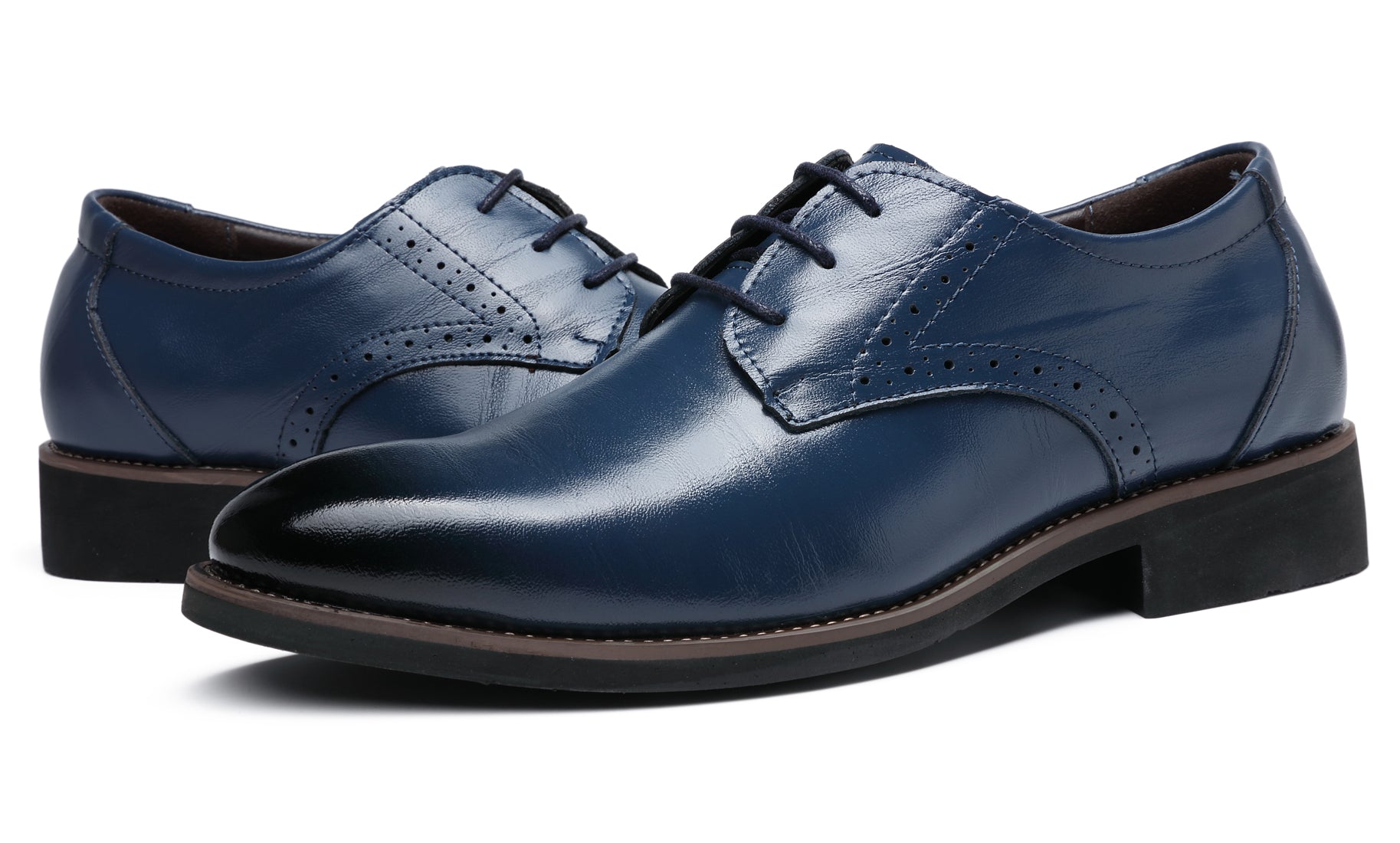 Zapatos brogue informales para hombre Derby