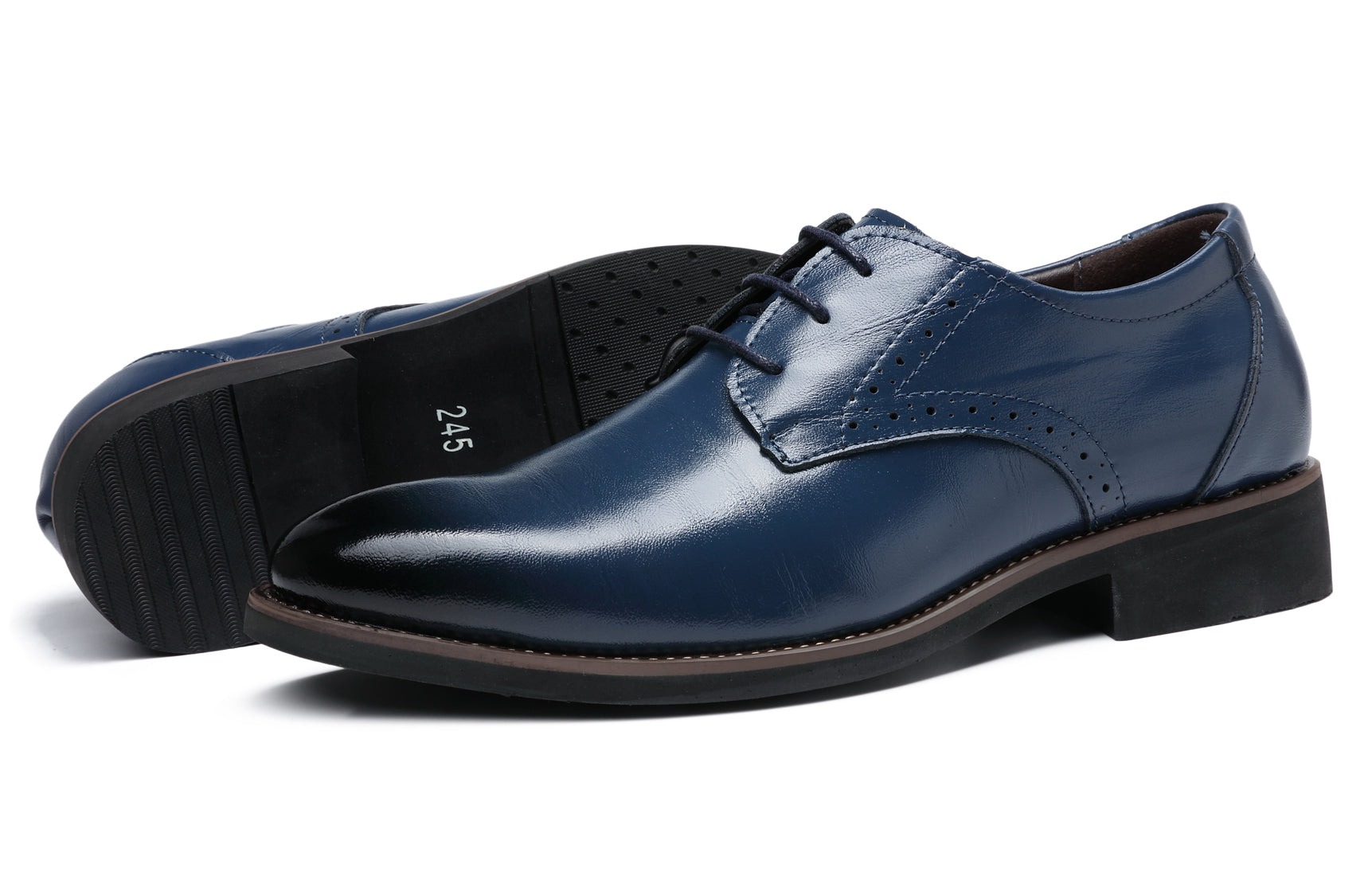 Zapatos brogue informales para hombre Derby