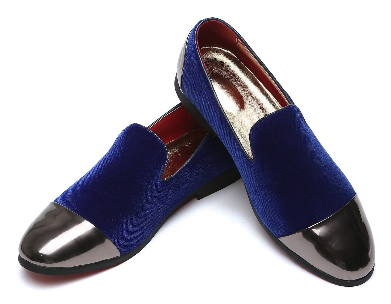 Men's Cap Toe Smoking Loafers