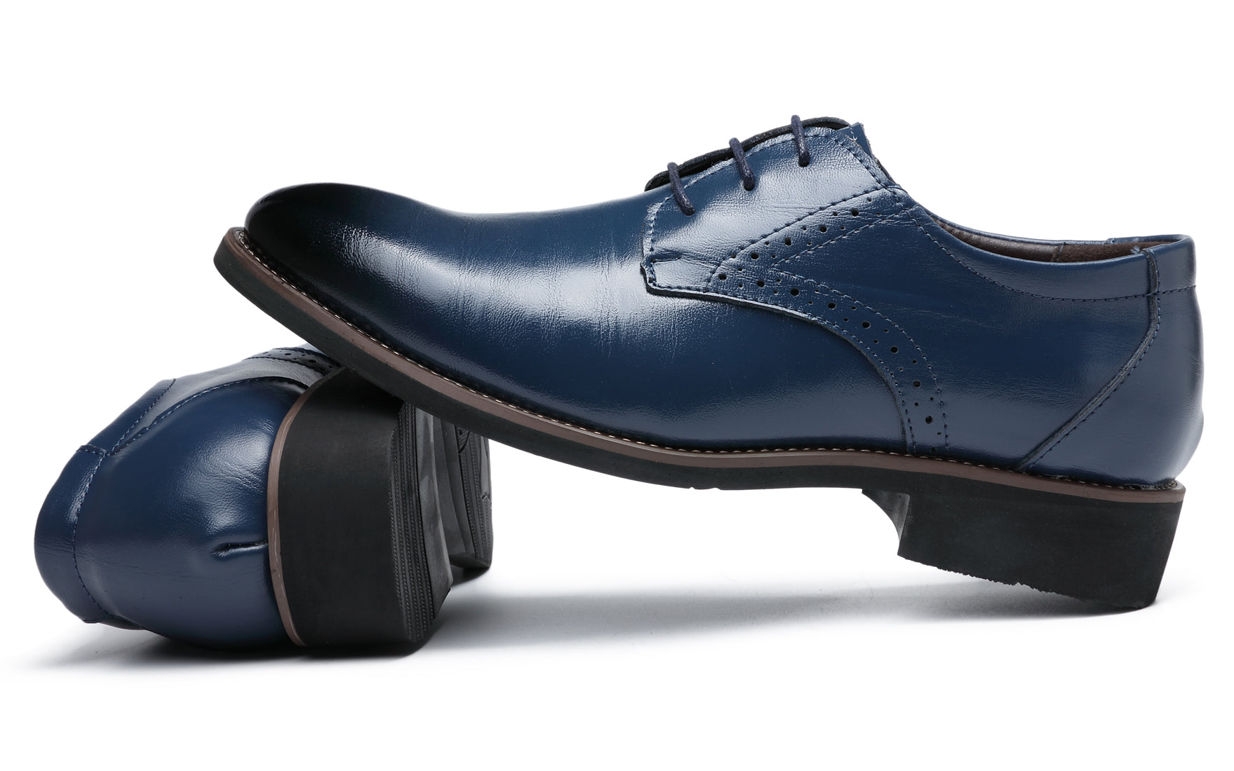 Zapatos brogue informales para hombre Derby