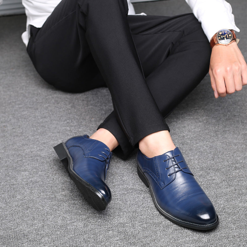 Men's Brogue Plain Derby Shoes