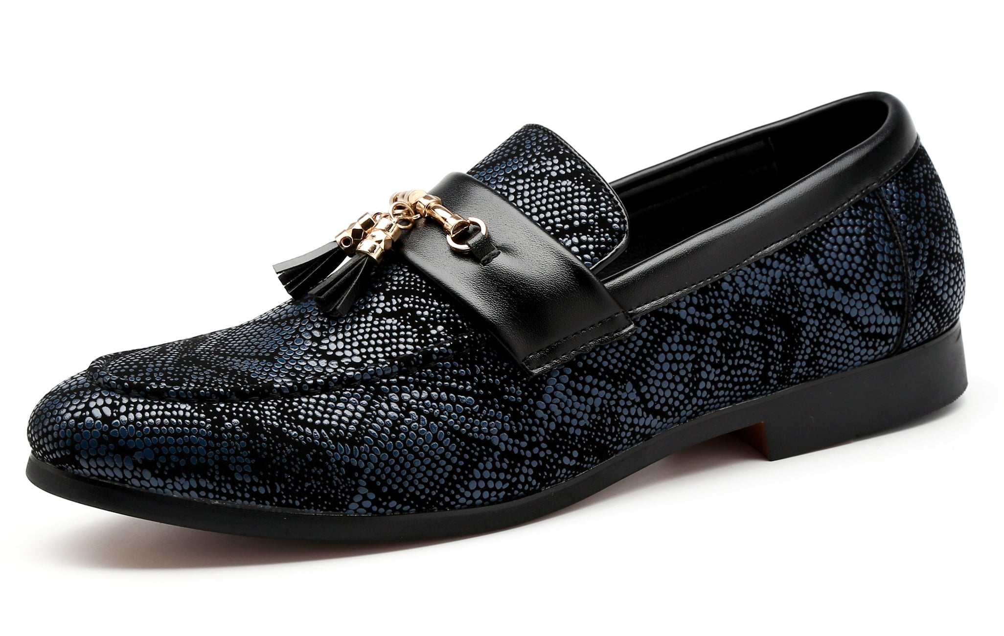 Men's Polka Dots Tassel Loafers