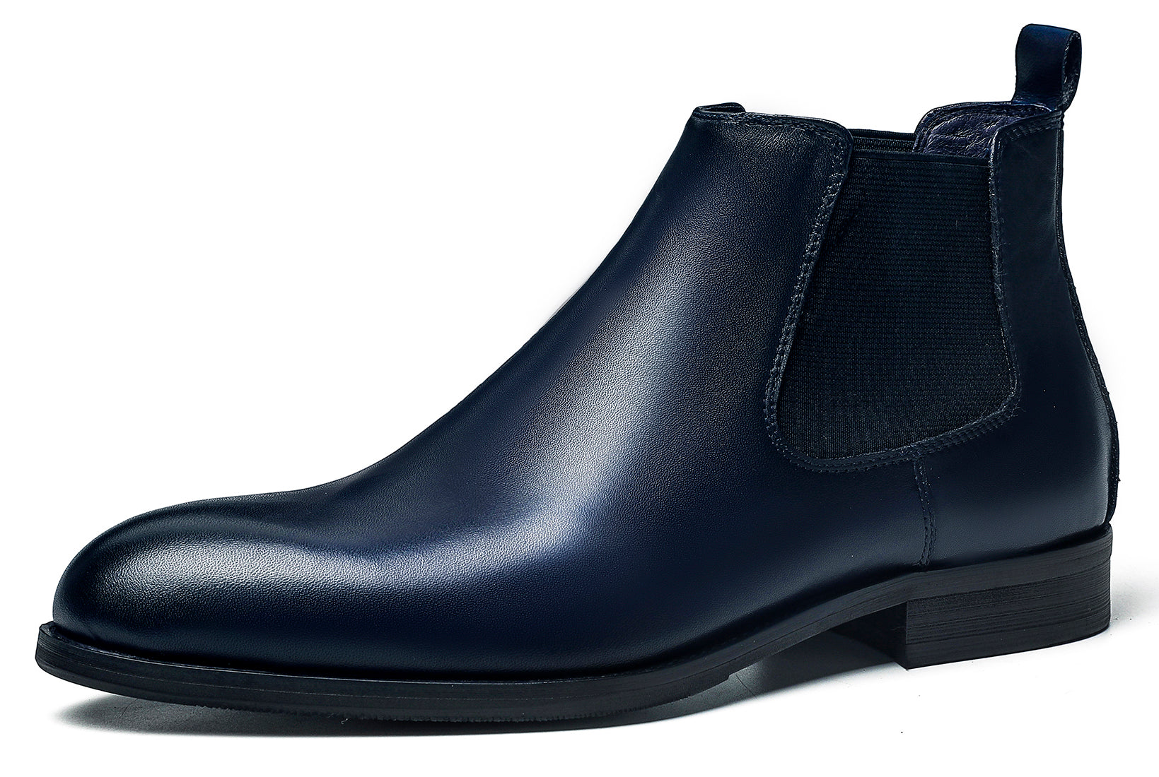 Botas Chelsea de cuero de vestir para hombre