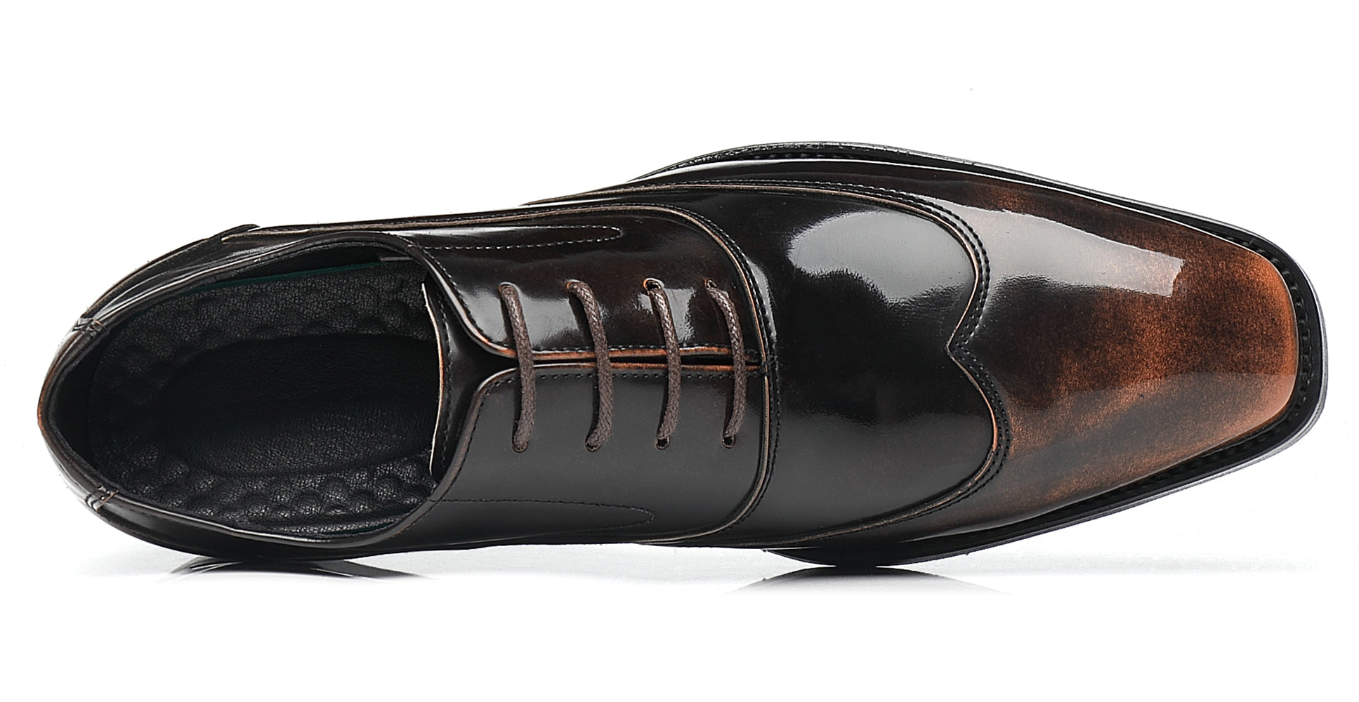 Oxfords Wingtip para hombre con 4 ojales