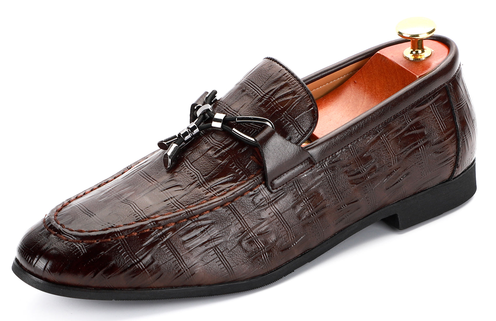 Men's Bow Tassel Smoking Loafers