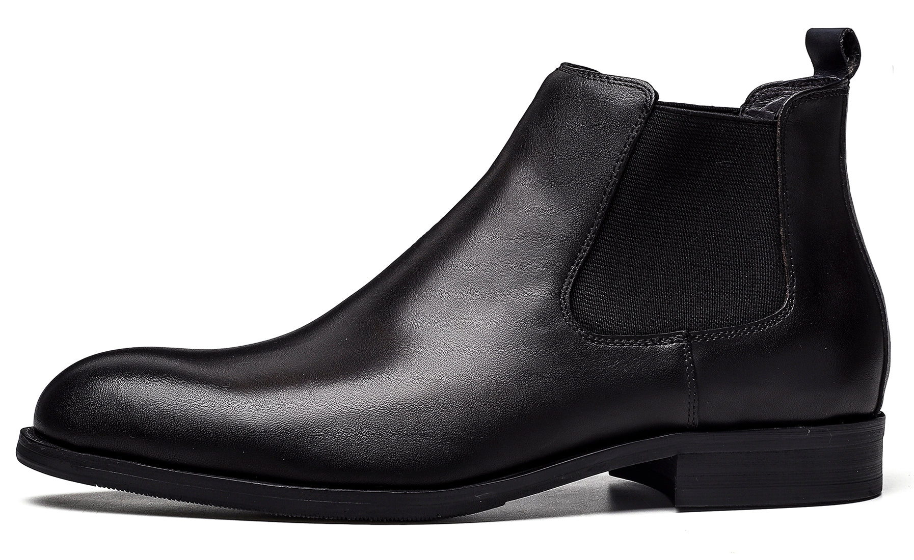 Botas Chelsea de cuero de vestir para hombre