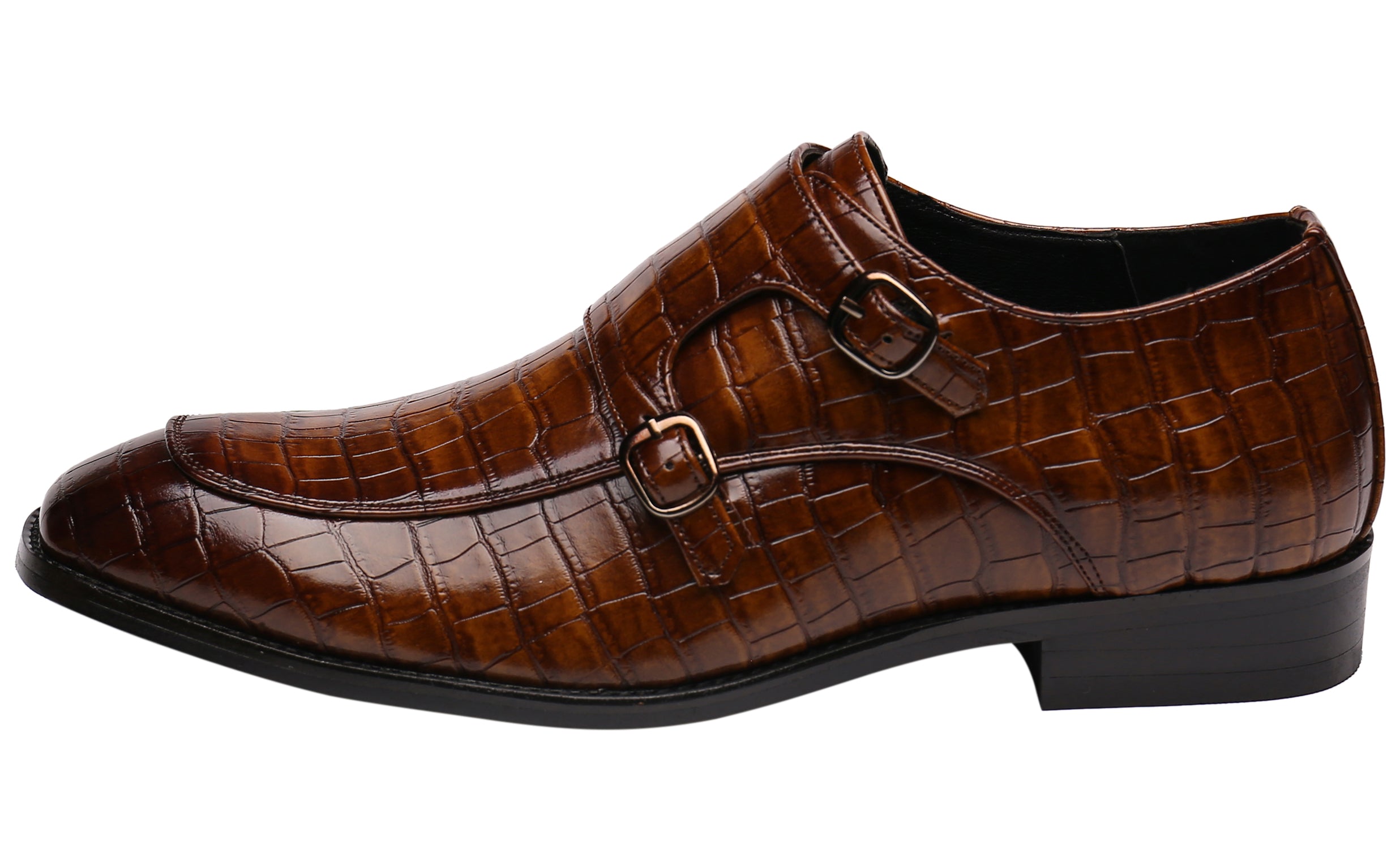 Men's Double Monk Strap Loafers