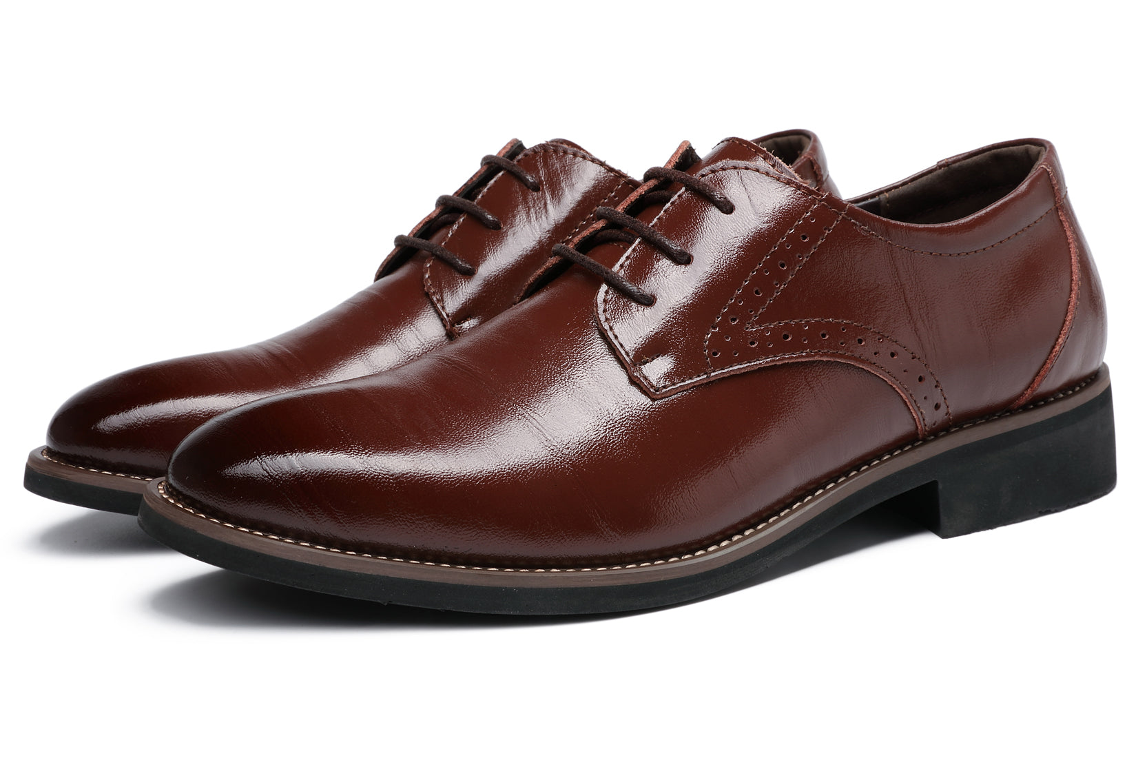 Zapatos brogue informales para hombre Derby