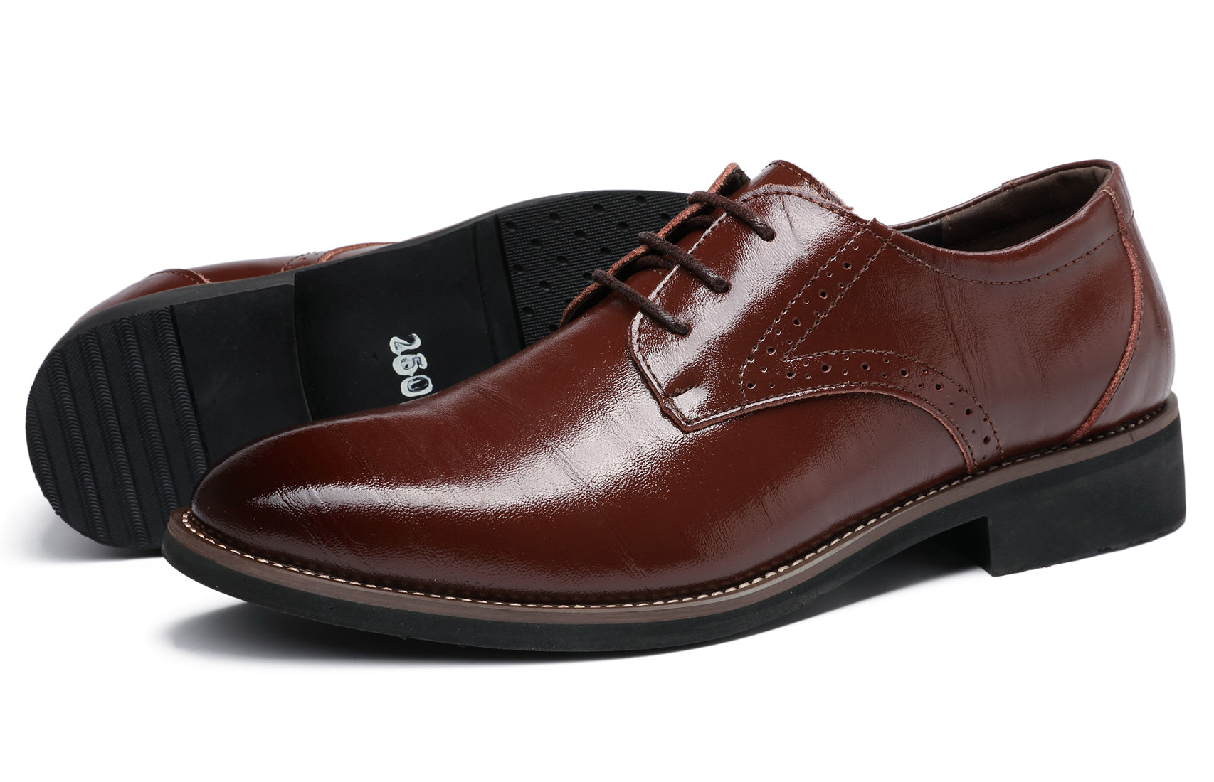 Zapatos brogue informales para hombre Derby