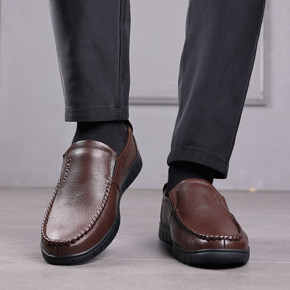 Men's Composite Stitching Driving Loafers