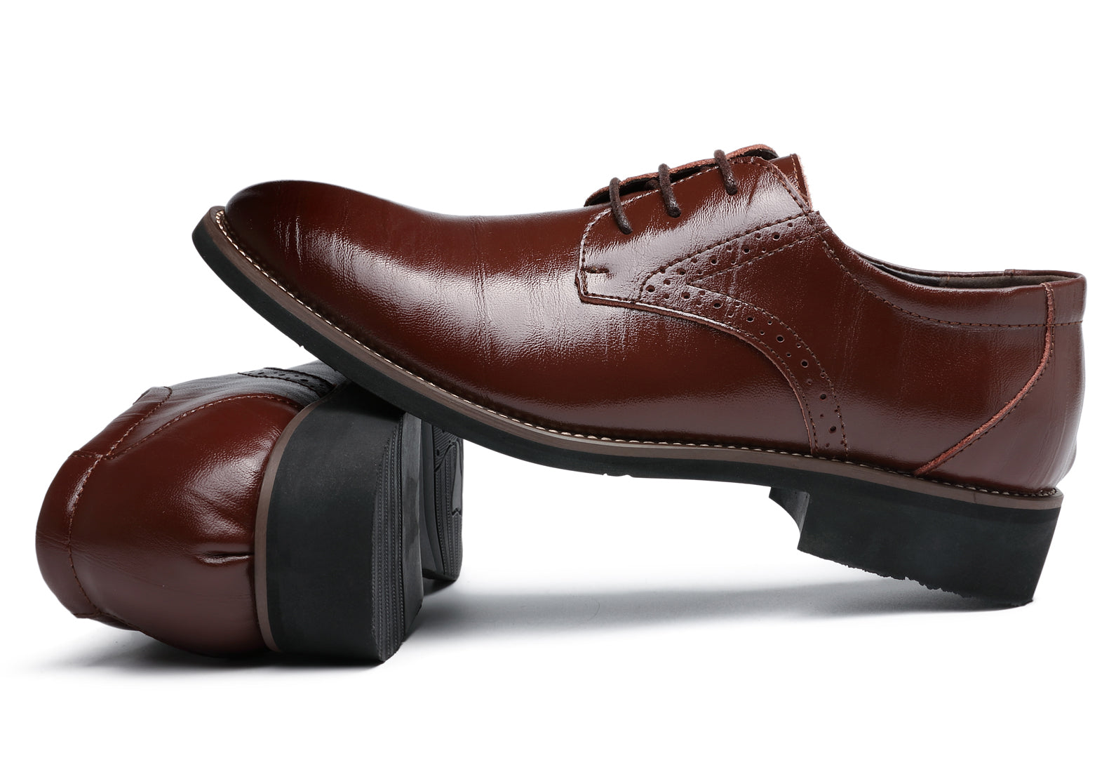 Zapatos brogue informales para hombre Derby