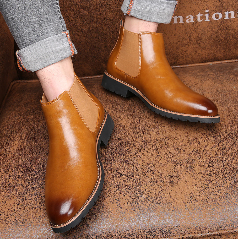 Botas Chelsea tobilleras lisas para hombre