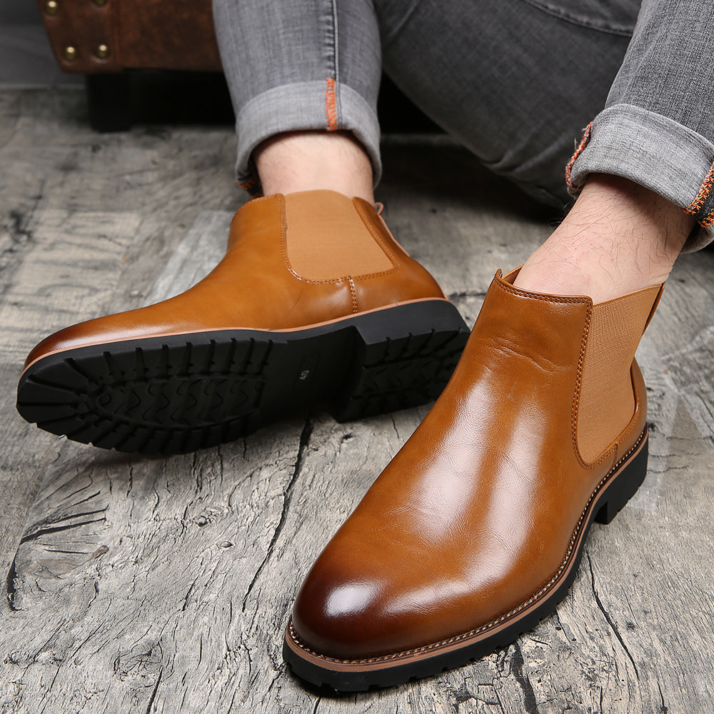 Men's Plain Ankle Chelsea Boots