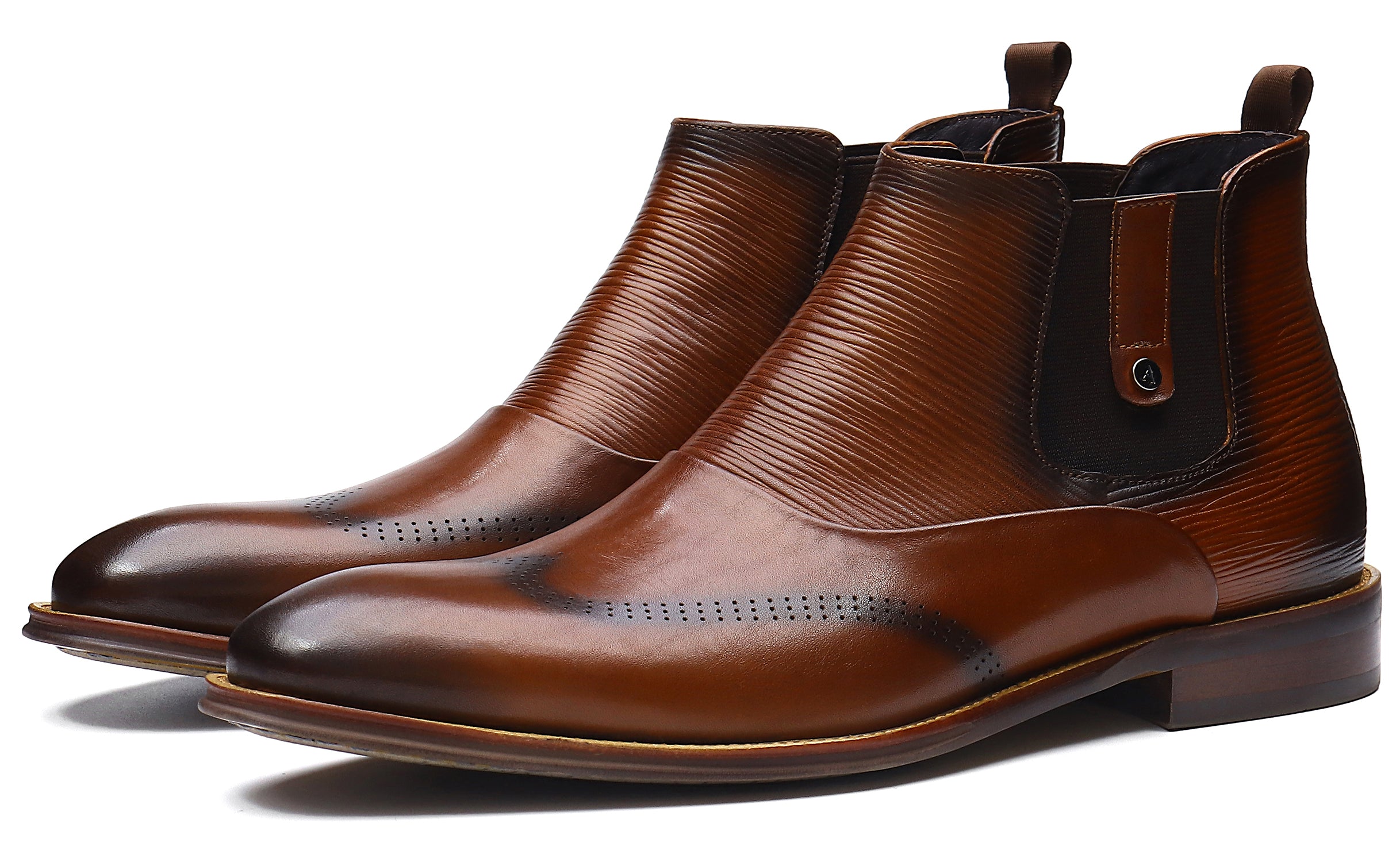 Men's Leather Fashion Chelsea Boots